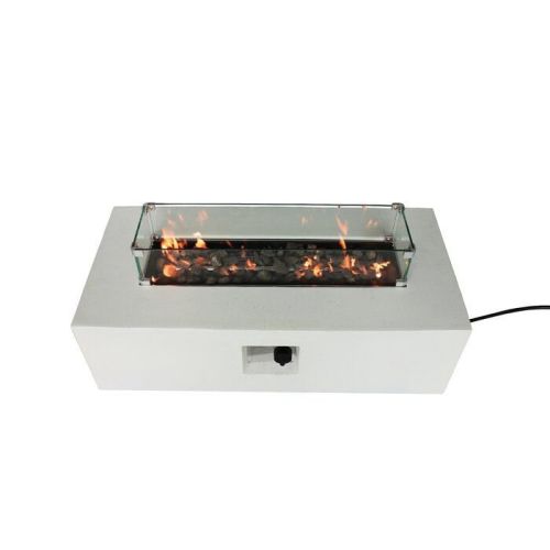 Fiber Reinforced Concrete Outdoor Fire Pit Table (Natural Concrete)